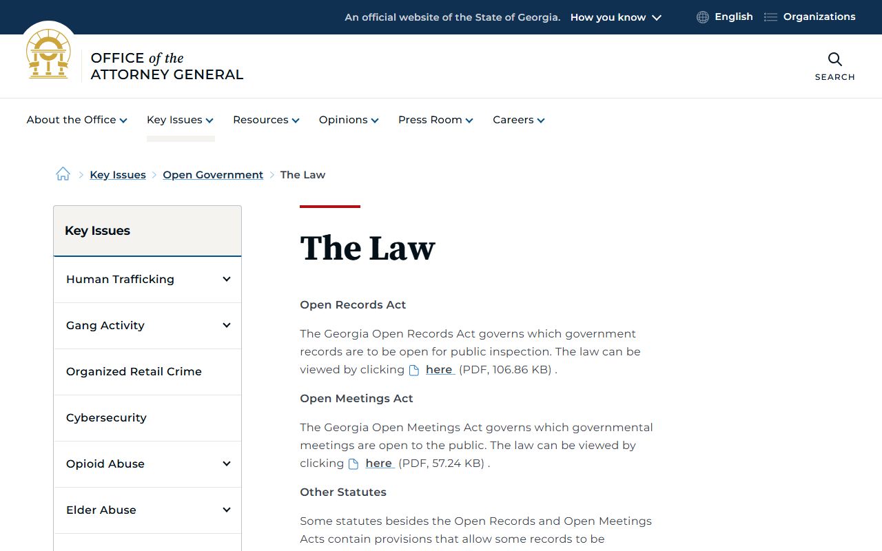 Fannin County Clerk of Superior Court Georgia open government reference