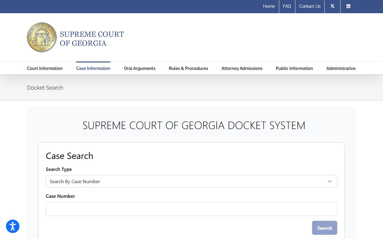 Fannin County court dockets Supreme Court of Georgia docket search