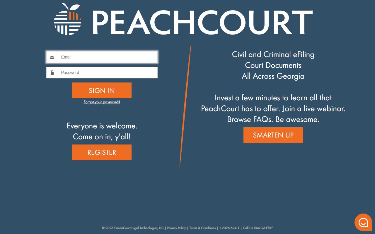 Fannin County court records PeachCourt account access