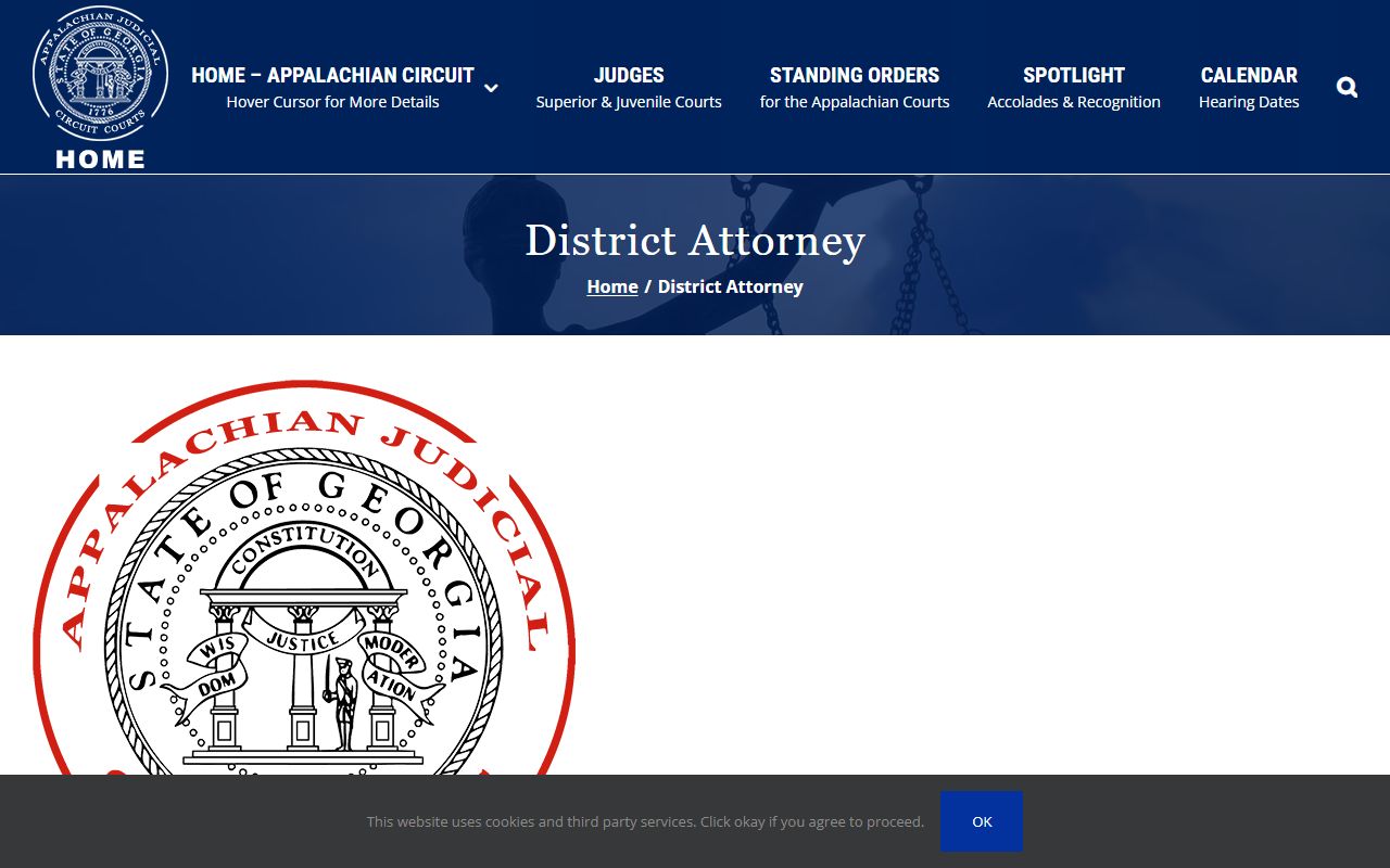 Fannin County Superior Court Appalachian Circuit District Attorney records