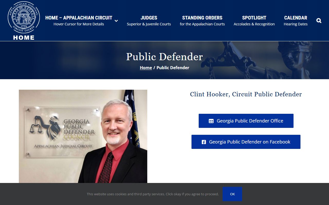 Fannin County Superior Court public defender records