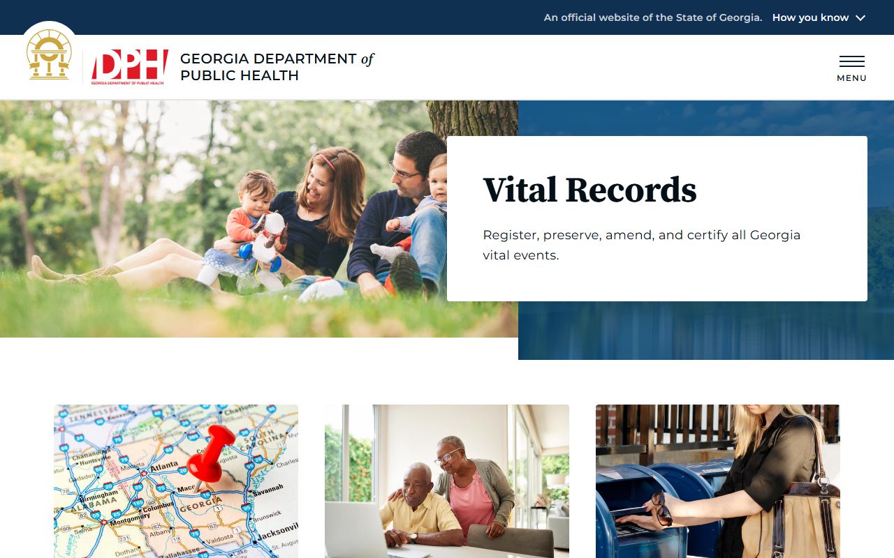 Fannin County divorce records Georgia DPH vital records overview