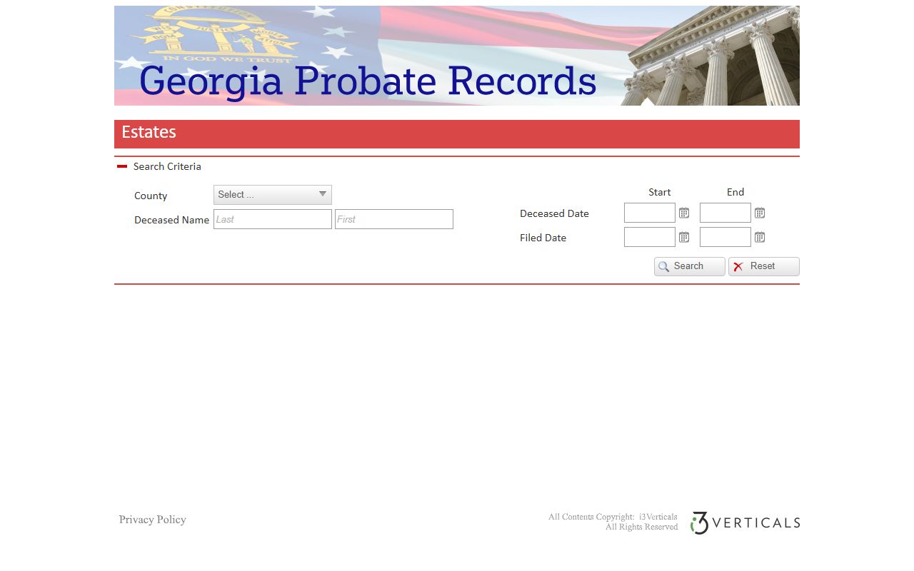 Fannin County probate records Georgia estate search